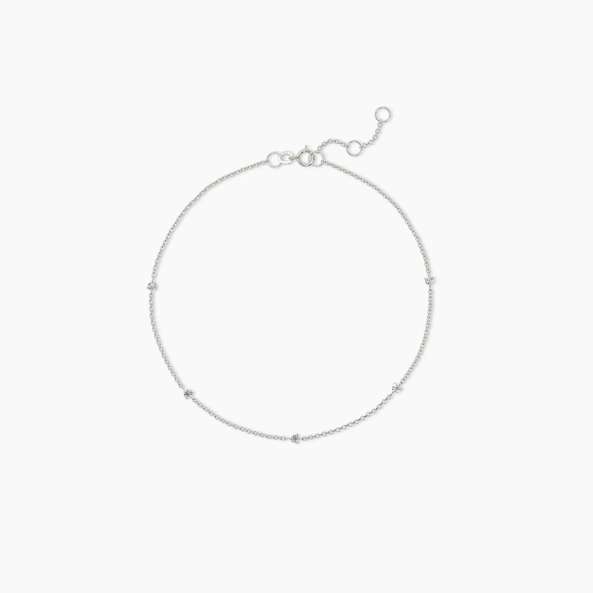 Diamond By The Yard Bracelet in Rose Gold - Narcissus