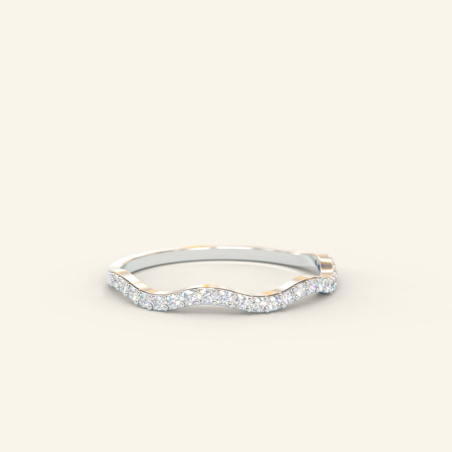 Zig Zag Diamond Ring