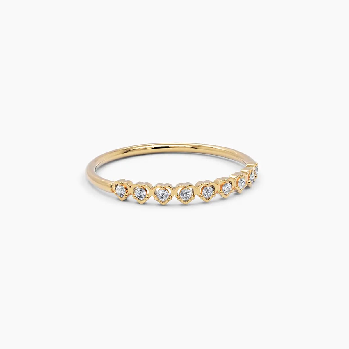 Diamond Heart Ring in Rose Gold - Narcissus