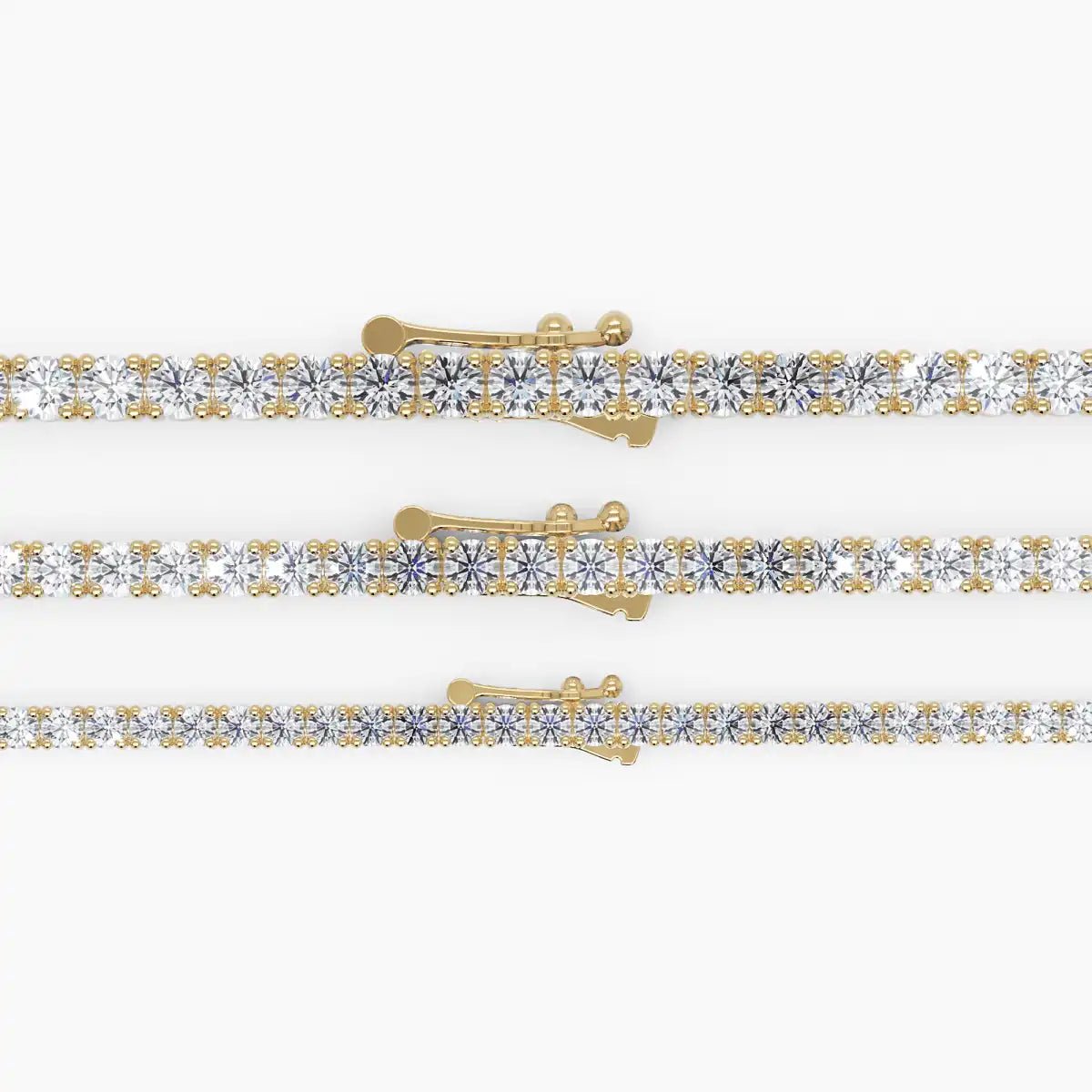 Lab Grown Diamond Tennis Bracelet, 1.50ctw, 14k Yellow Gold - Narcissus