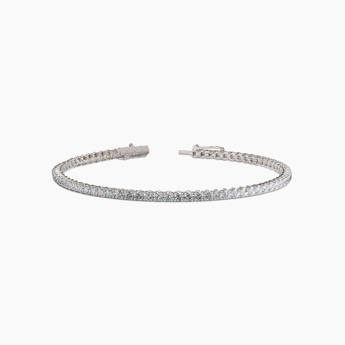 Lab Grown Diamond Tennis Bracelet, 1.50ctw, 14k White Gold - Narcissus