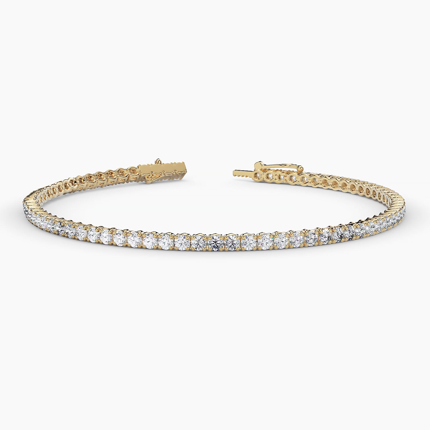 14k Gold Diamond Tennis Bracelet 3.50ctw - Narcissus