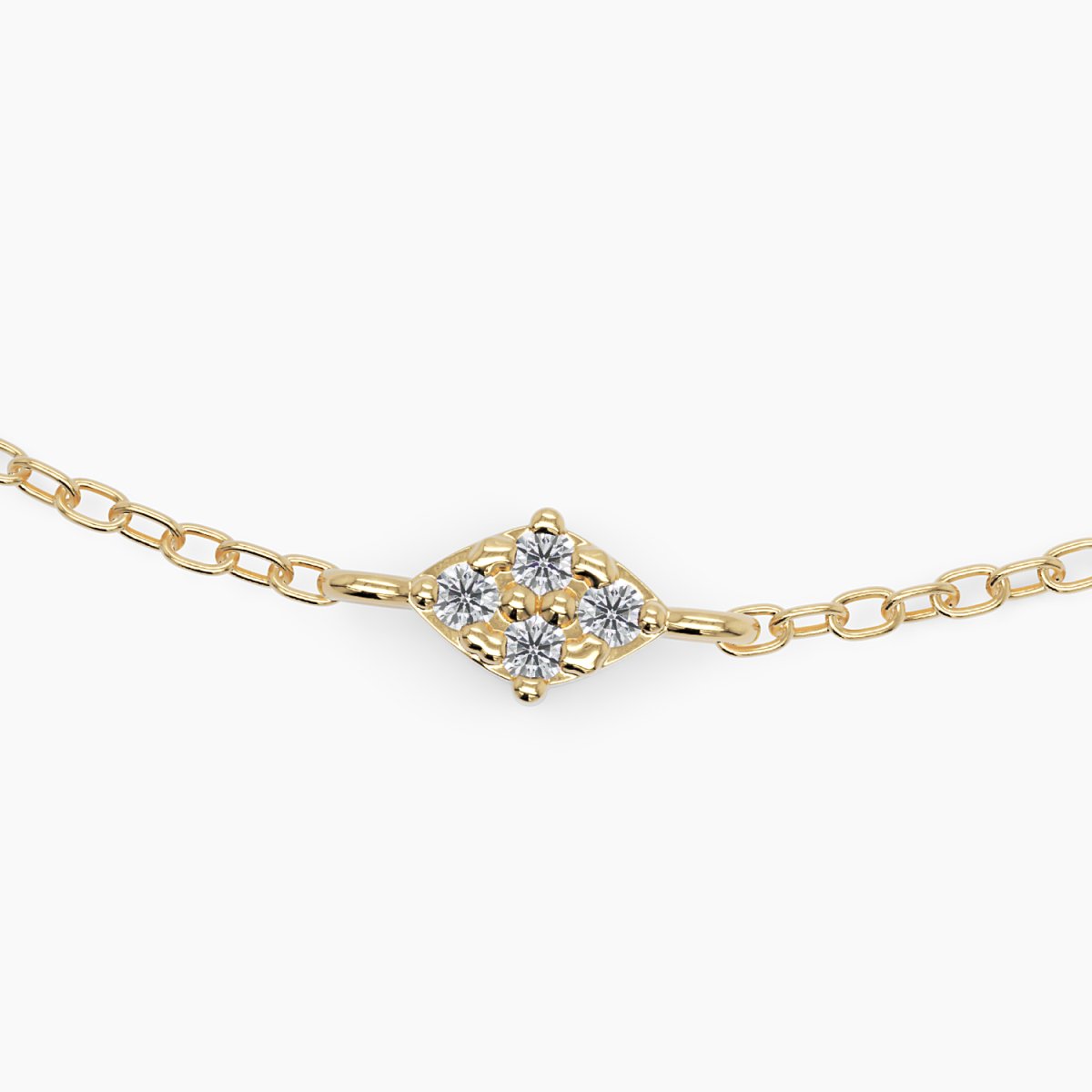 Two - Sided Diamond Station Bracelet - Narcissus