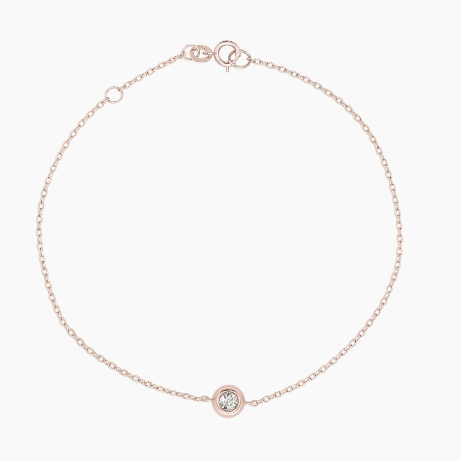 Single Diamond Bezel Set Bracelet – SouthMiamiJewelers