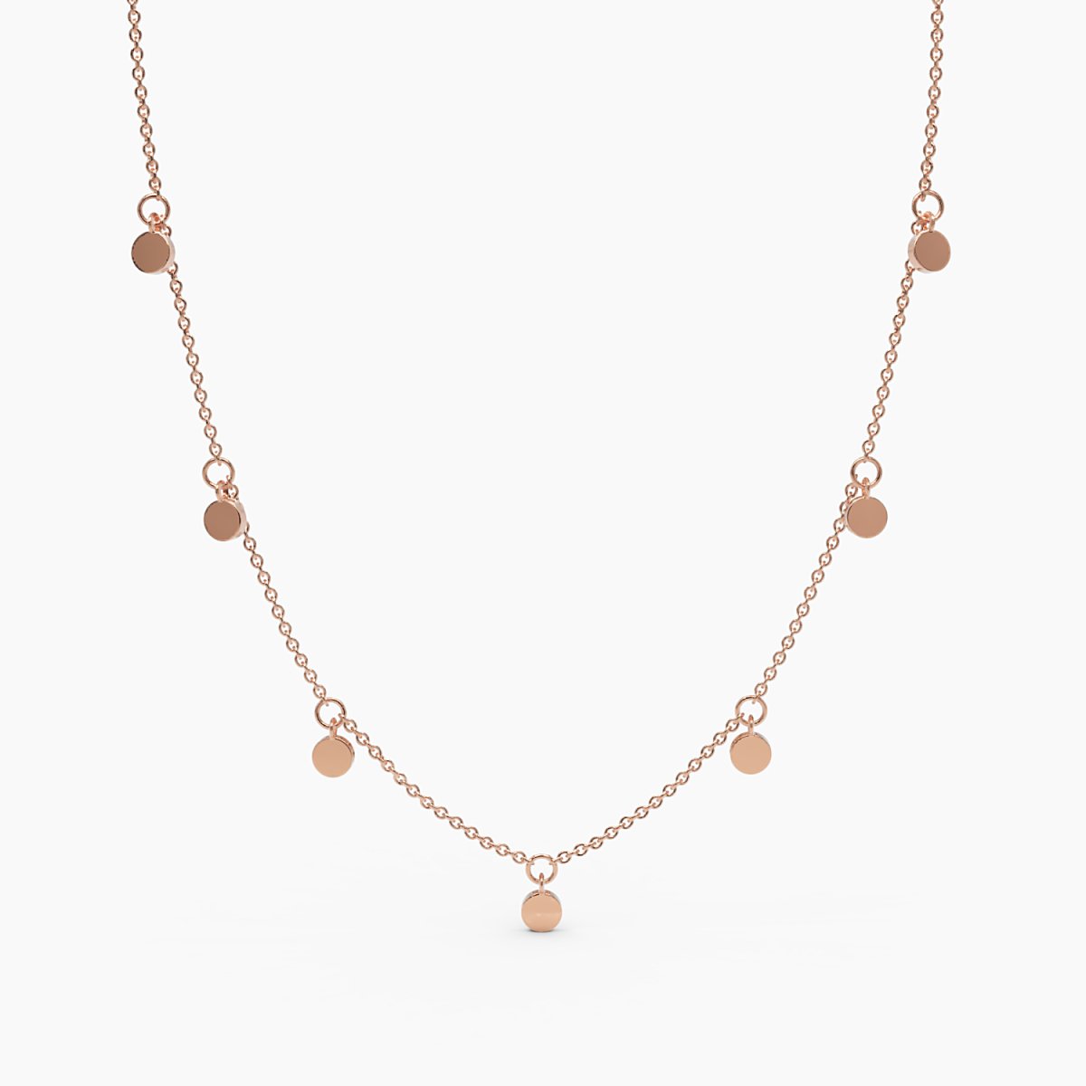 Dot Chain Necklace - Narcissus