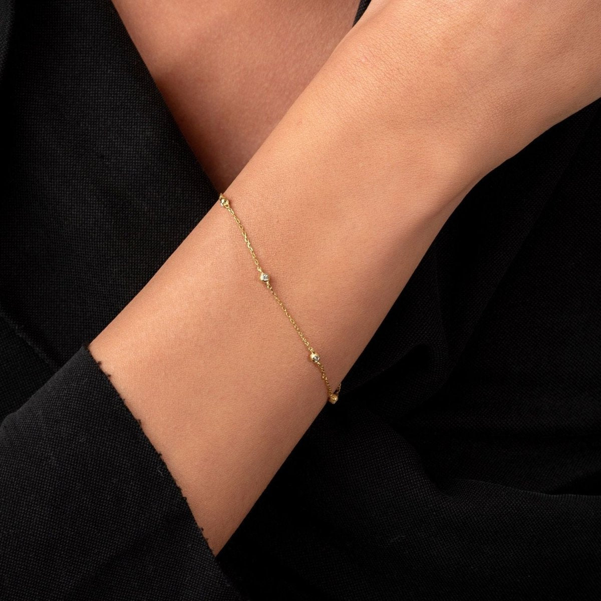 Two - Sided Diamond Bracelet - Narcissus