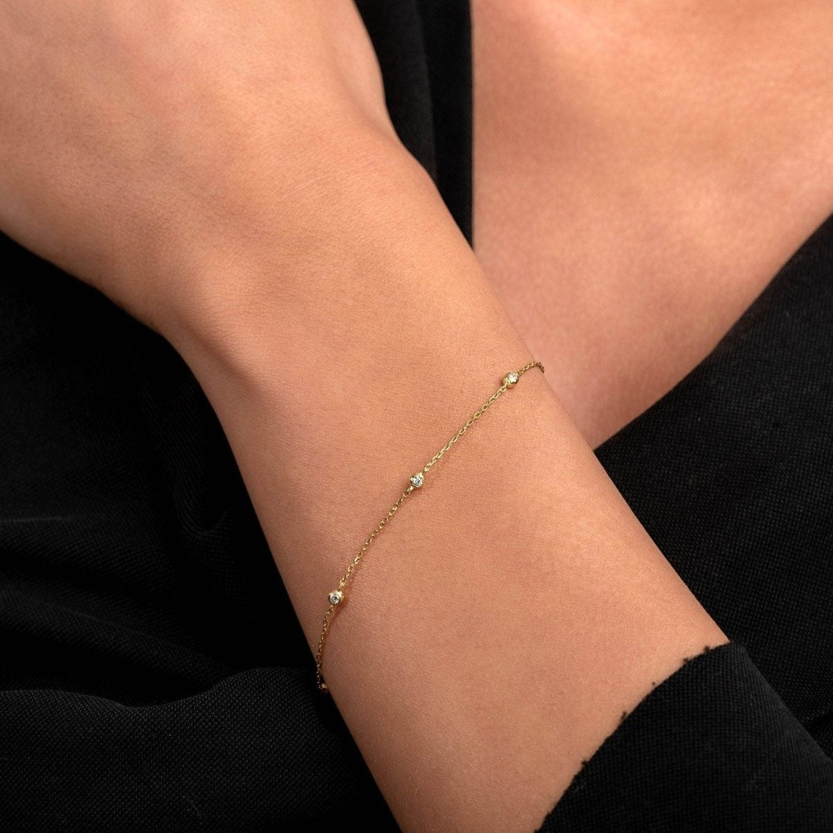 Two - Sided Diamond Bracelet - Narcissus