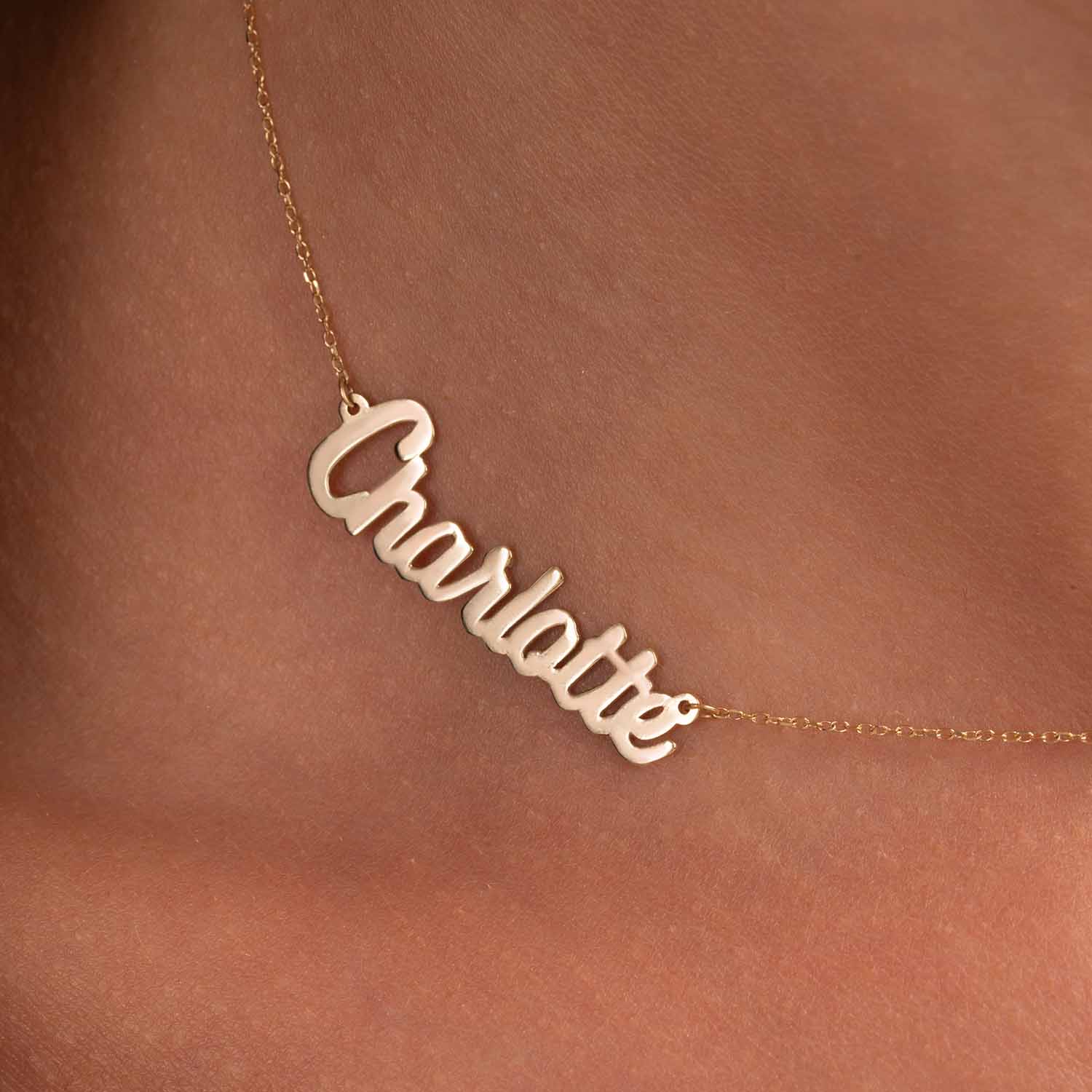 Custom Two Name Necklace - Necklace