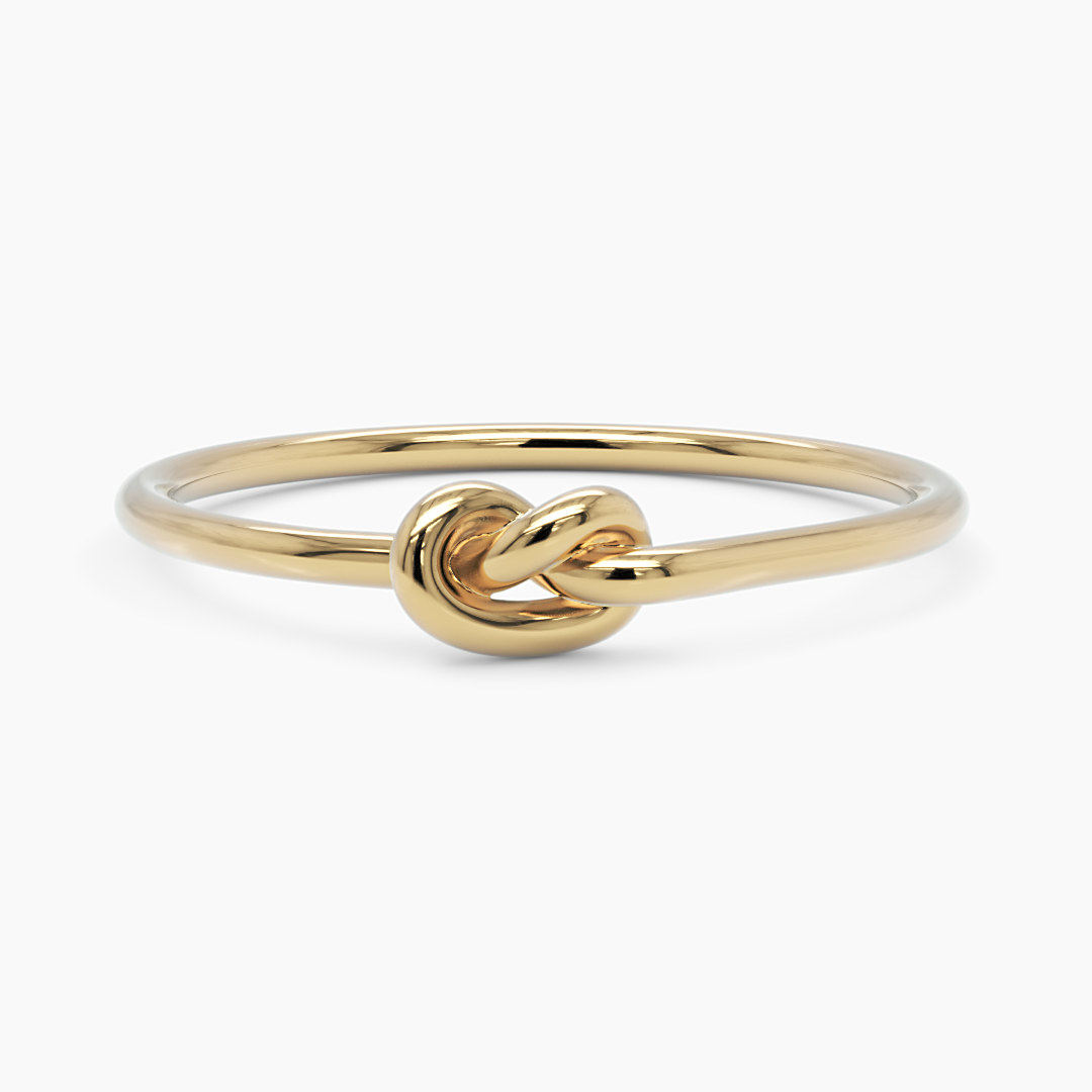 Dainty Knot Ring - Narcissus