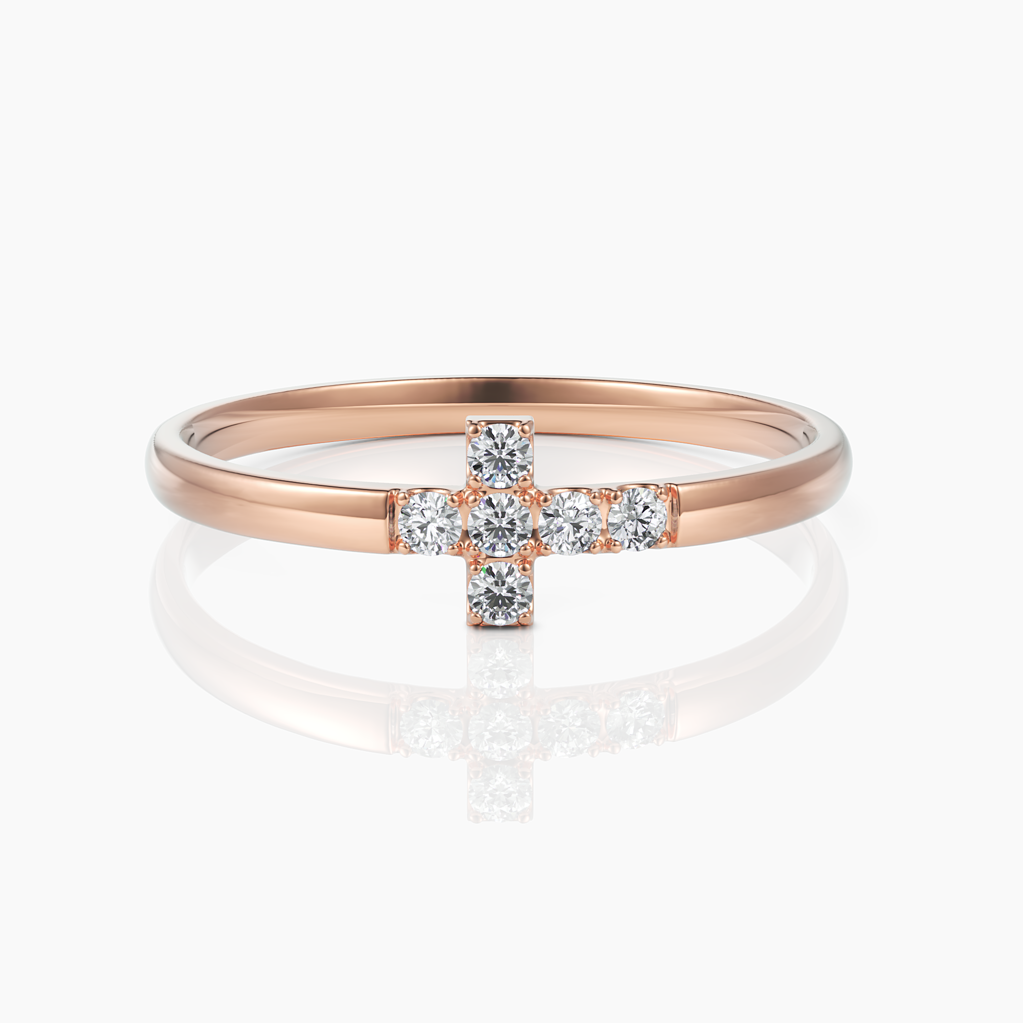 Diamond Cross Ring - Narcissus