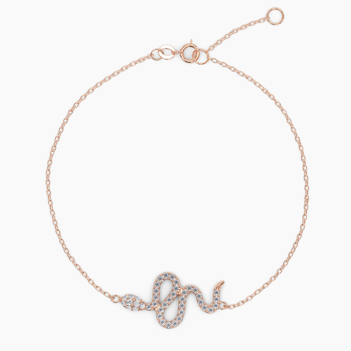 Diamond Snake Bracelet - Narcissus