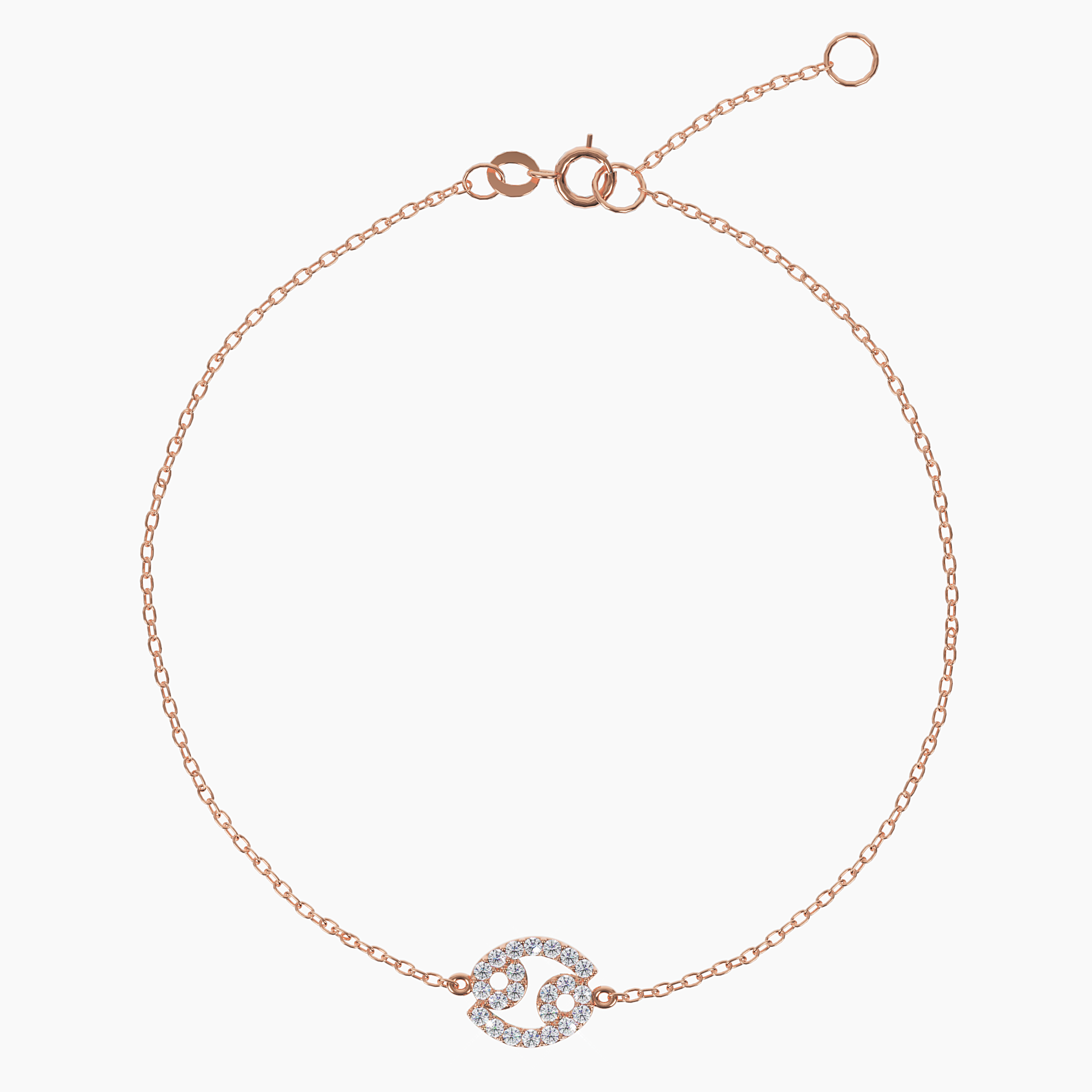 Diamond Zodiac Sign Bracelet - Narcissus