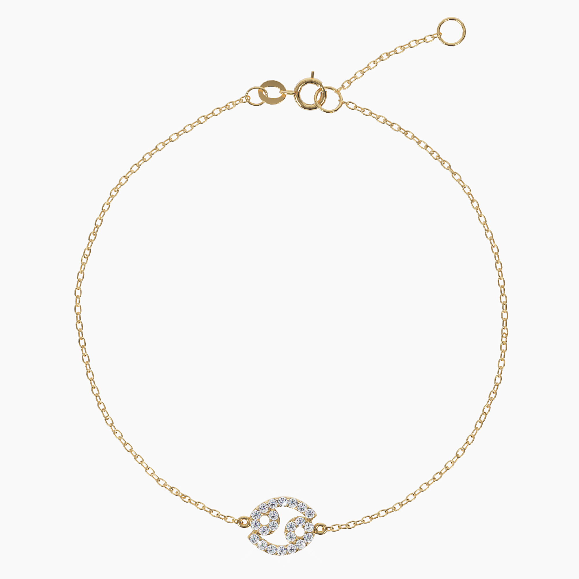 Diamond Zodiac Sign Bracelet - Narcissus