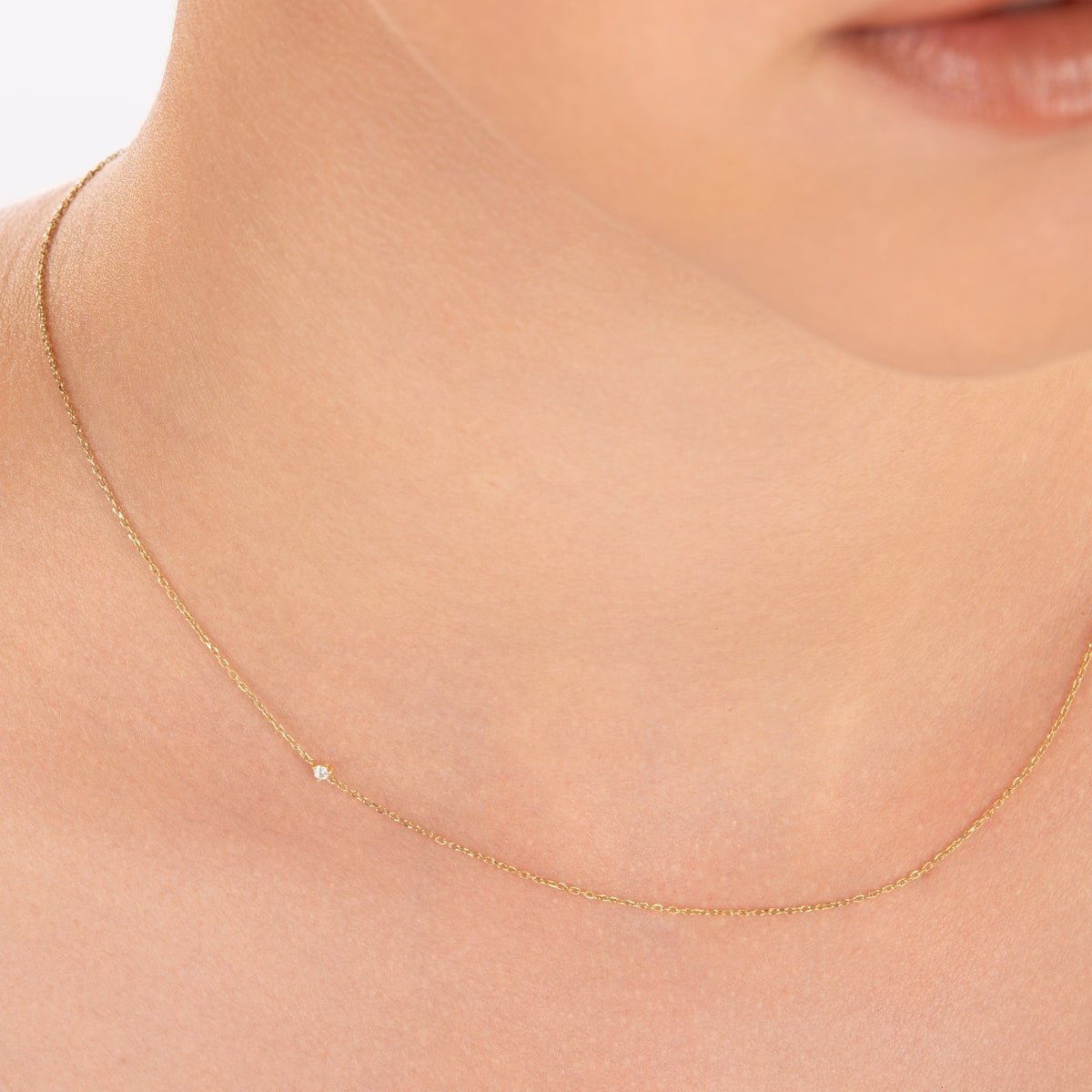 Diamond Choker Necklace - Narcissus