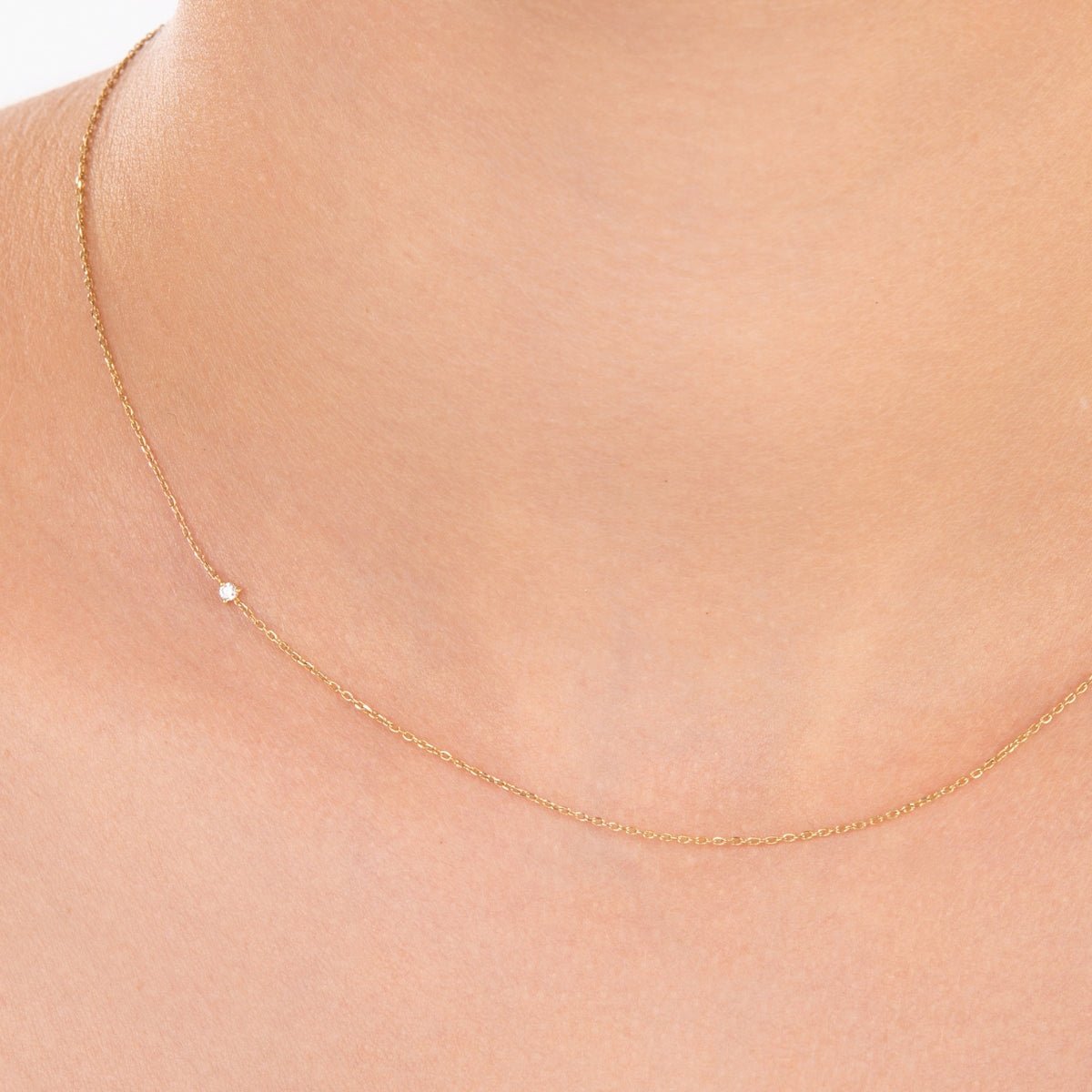 Diamond Choker Necklace - Narcissus