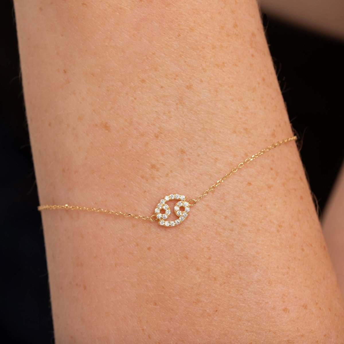 Diamond Zodiac Sign Bracelet - Narcissus