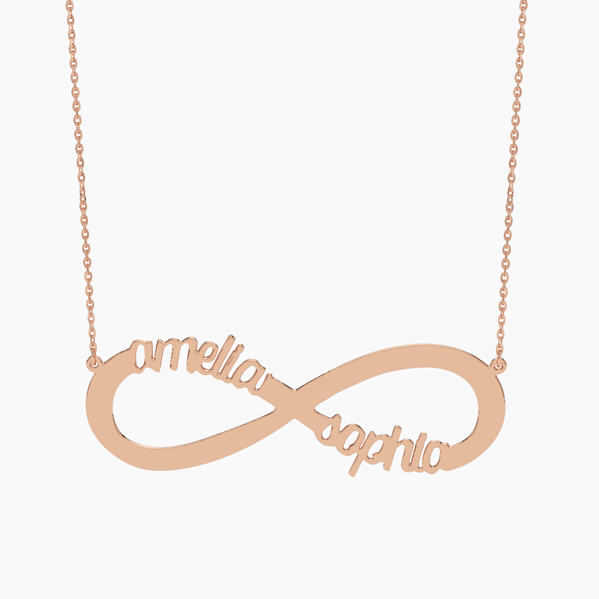 Infinity Custom Name Necklace - Narcissus