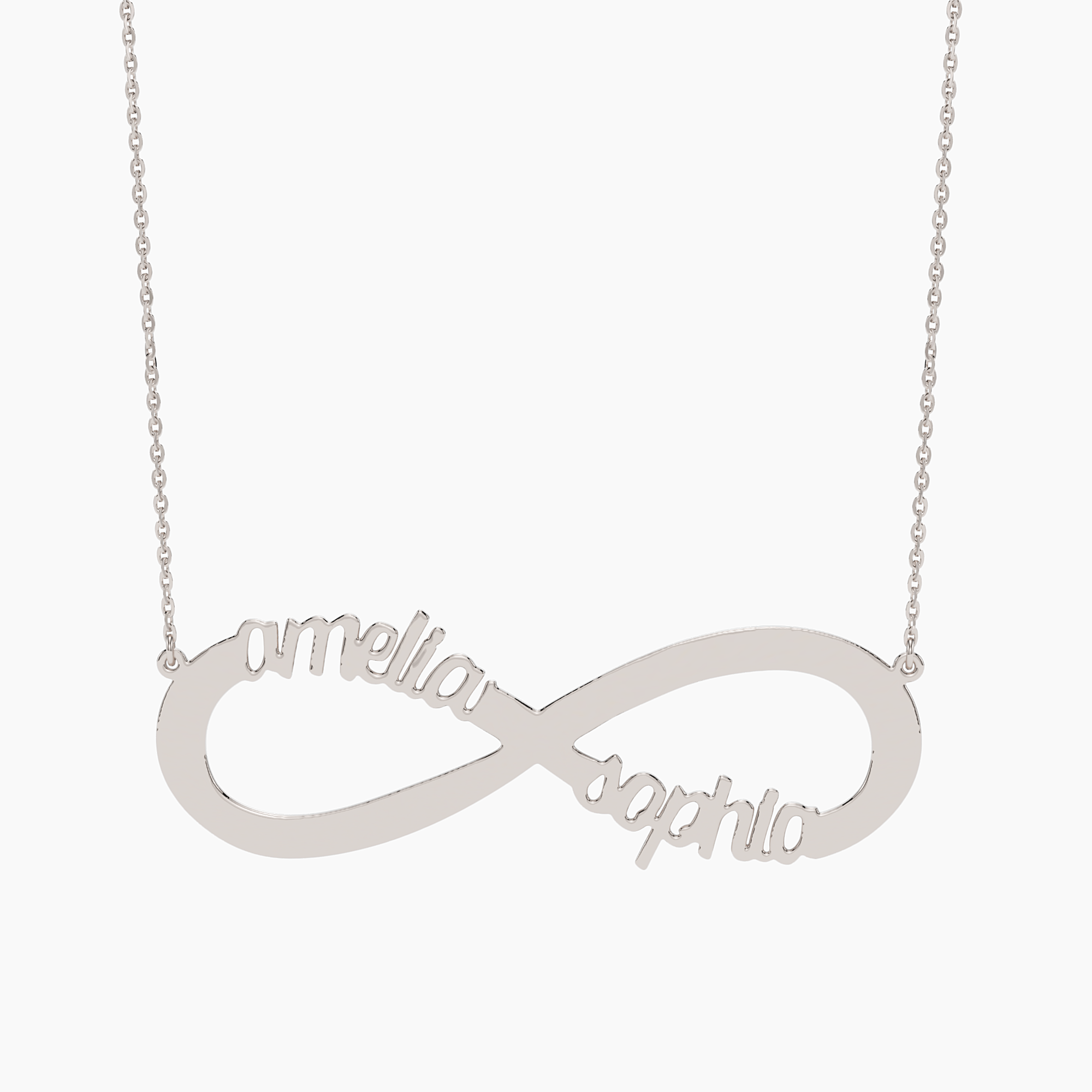 Infinity Custom Name Necklace - Narcissus