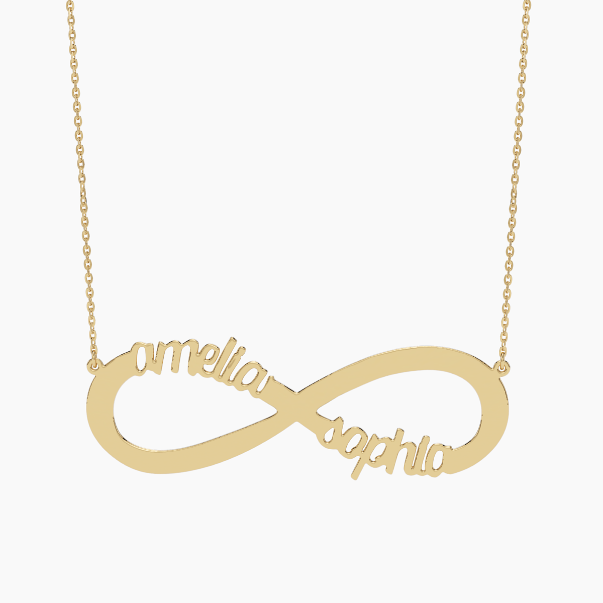 Infinity Custom Name Necklace - Narcissus