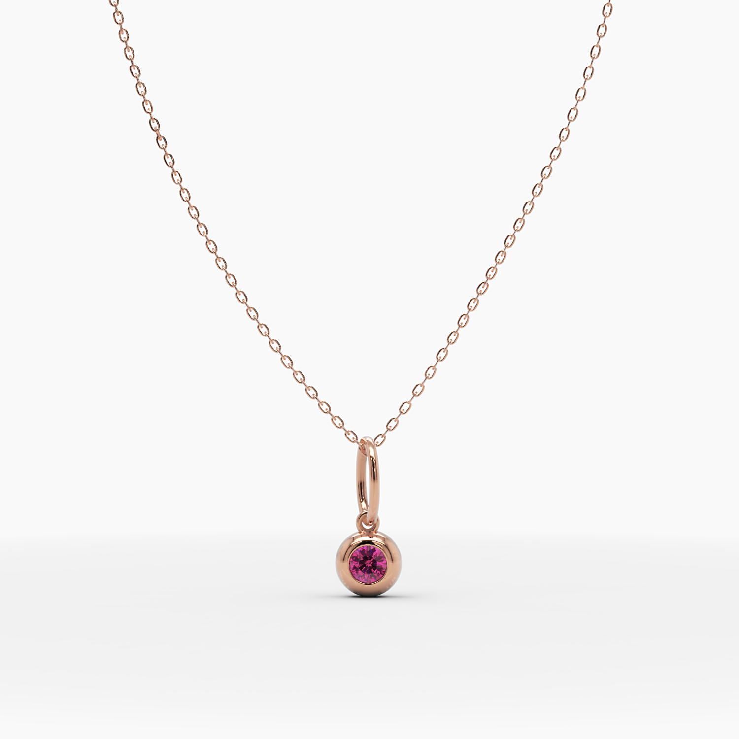 January Birthstone Garnet  Necklace