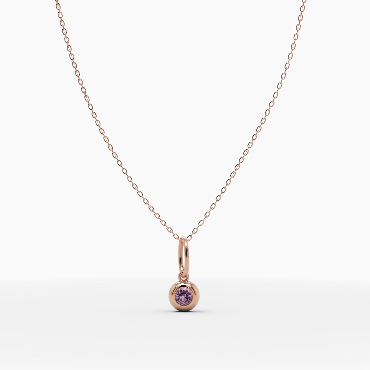 June Birthstone Alexandrite Necklace - Narcissus