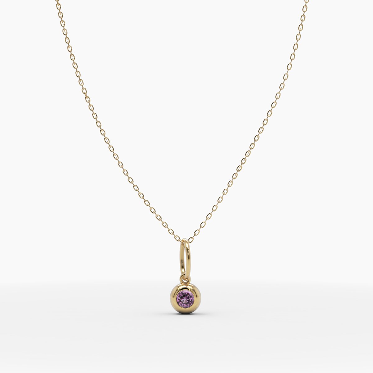 June Birthstone Alexandrite Necklace - Narcissus