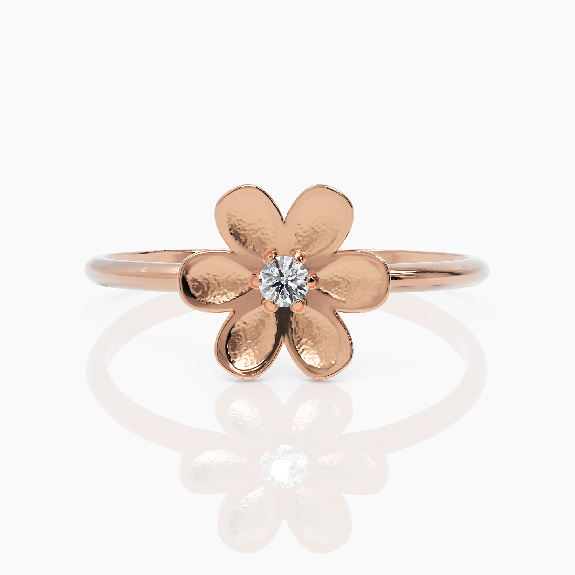 Lucky Flower Charm Ring - Narcissus