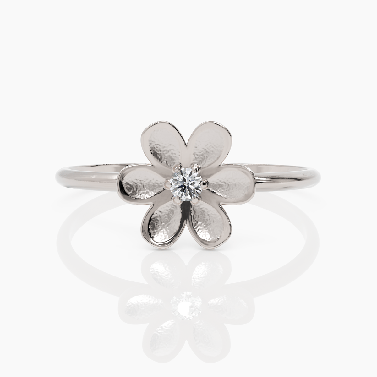 Lucky Flower Charm Ring - Narcissus