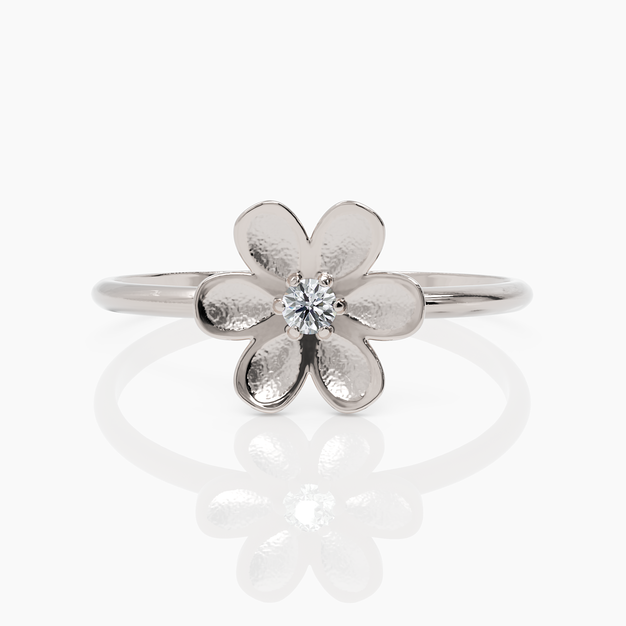 Lucky Flower Charm Ring - Narcissus