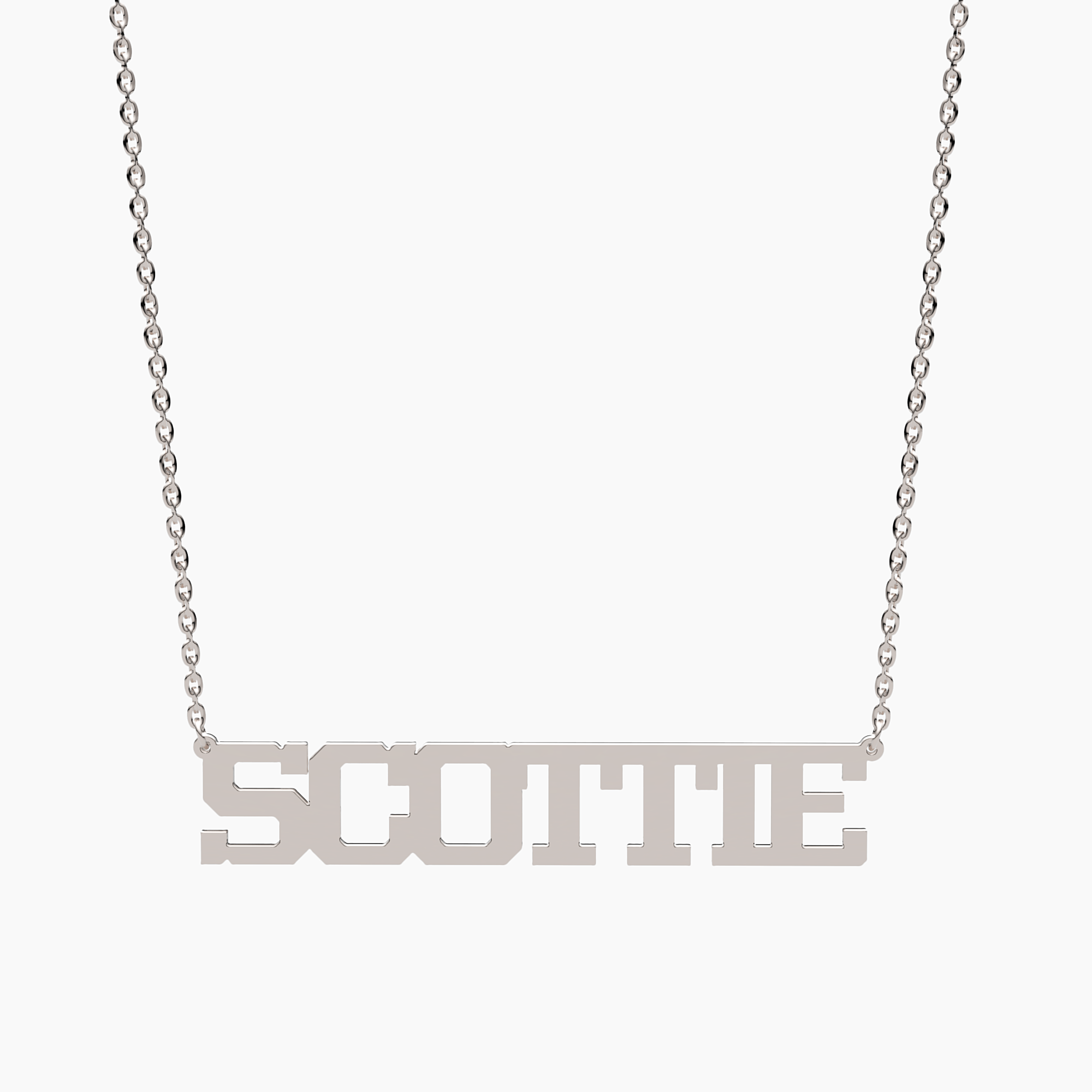 Minimalist Gold Name Necklace - Narcissus