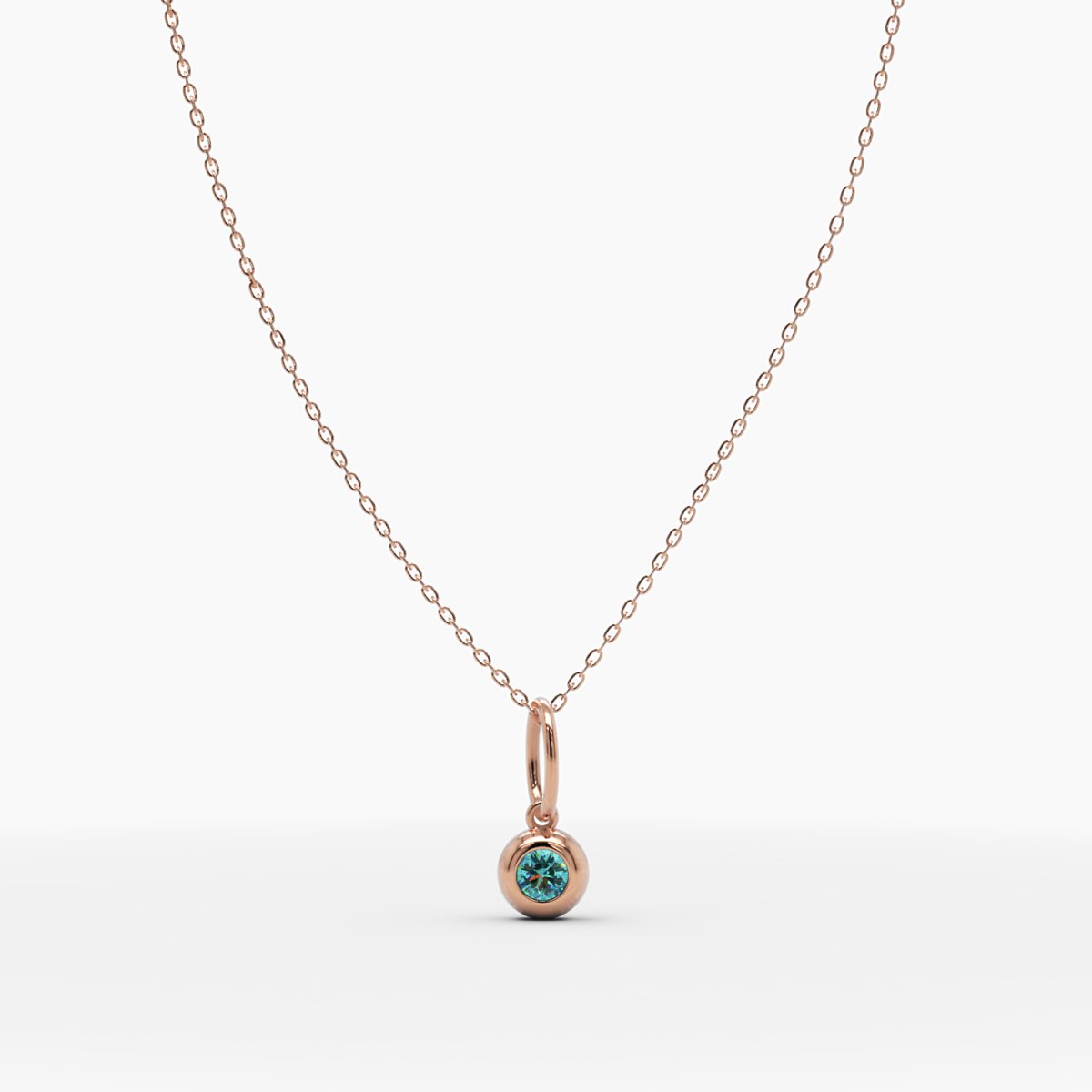 November Birthstone Topaz Necklace - Narcissus