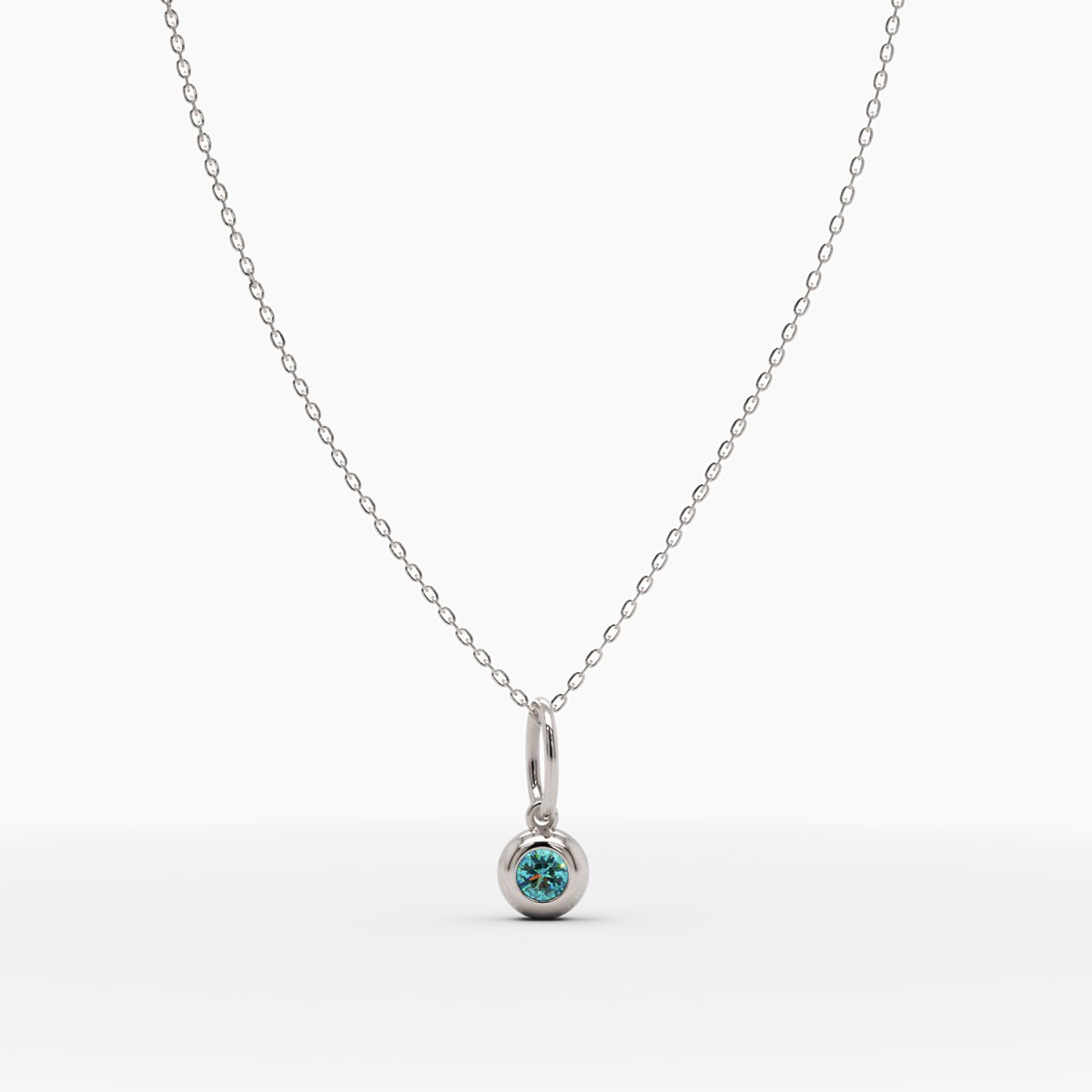 November Birthstone Topaz Necklace - Narcissus