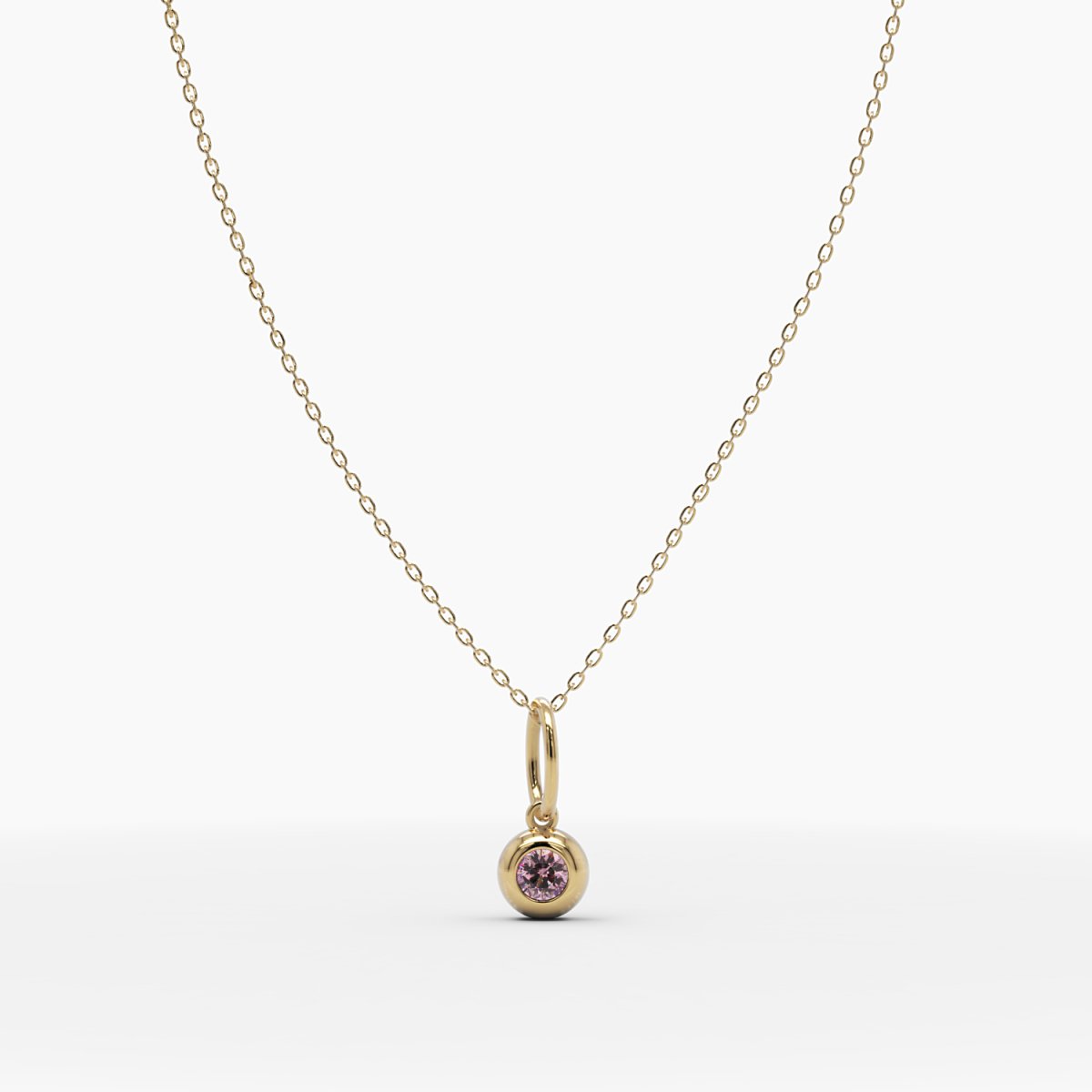 October Birthstone Tourmaline Necklace - Narcissus