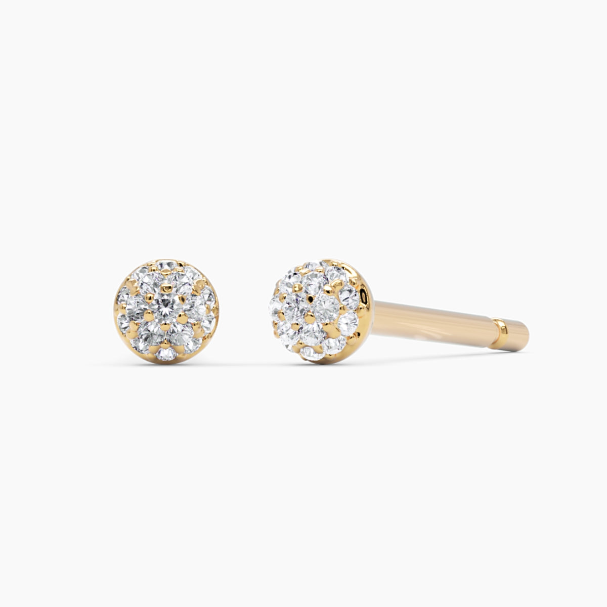 Pavé Diamond Stud Earrings