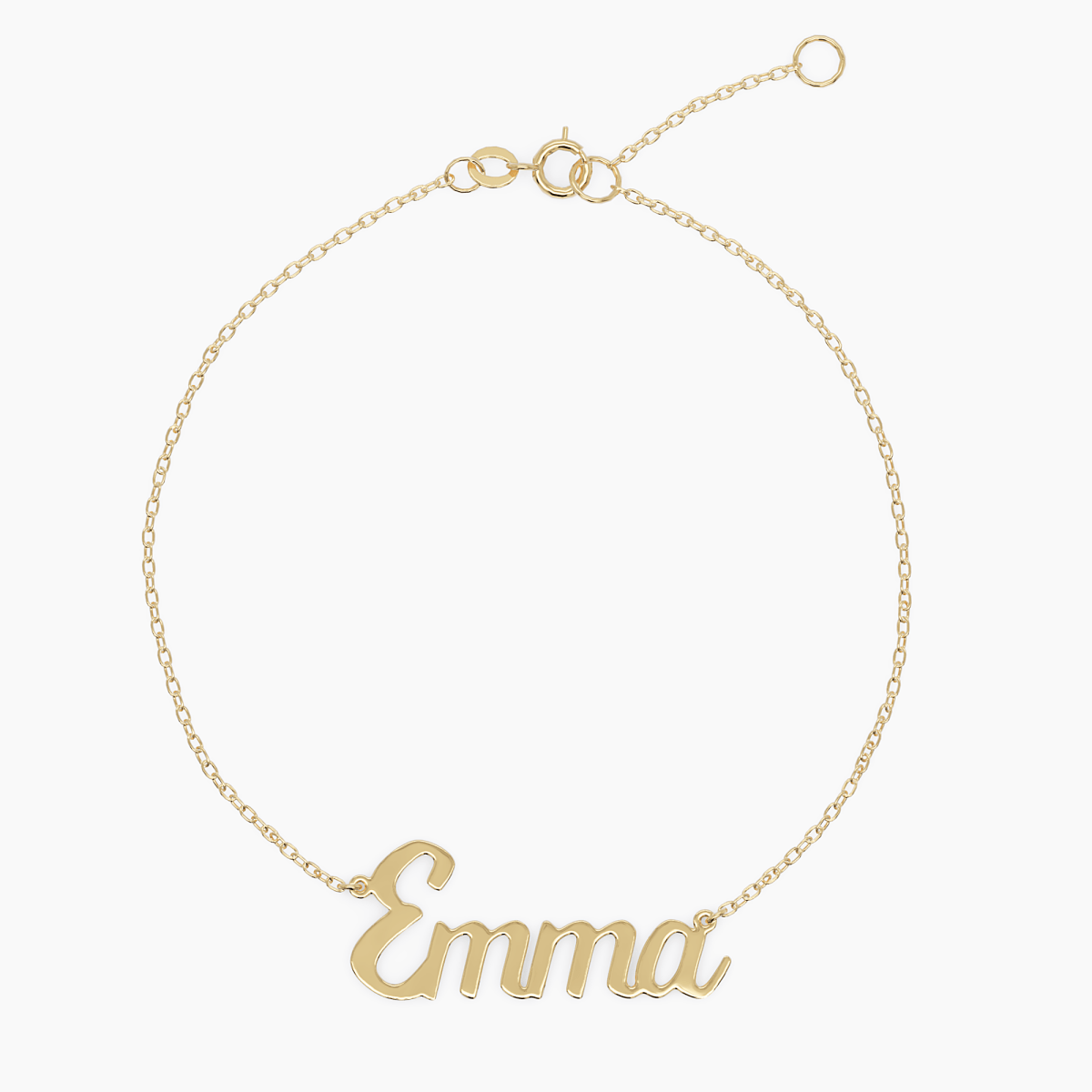 Personalized Gold Name Bracelet - Narcissus