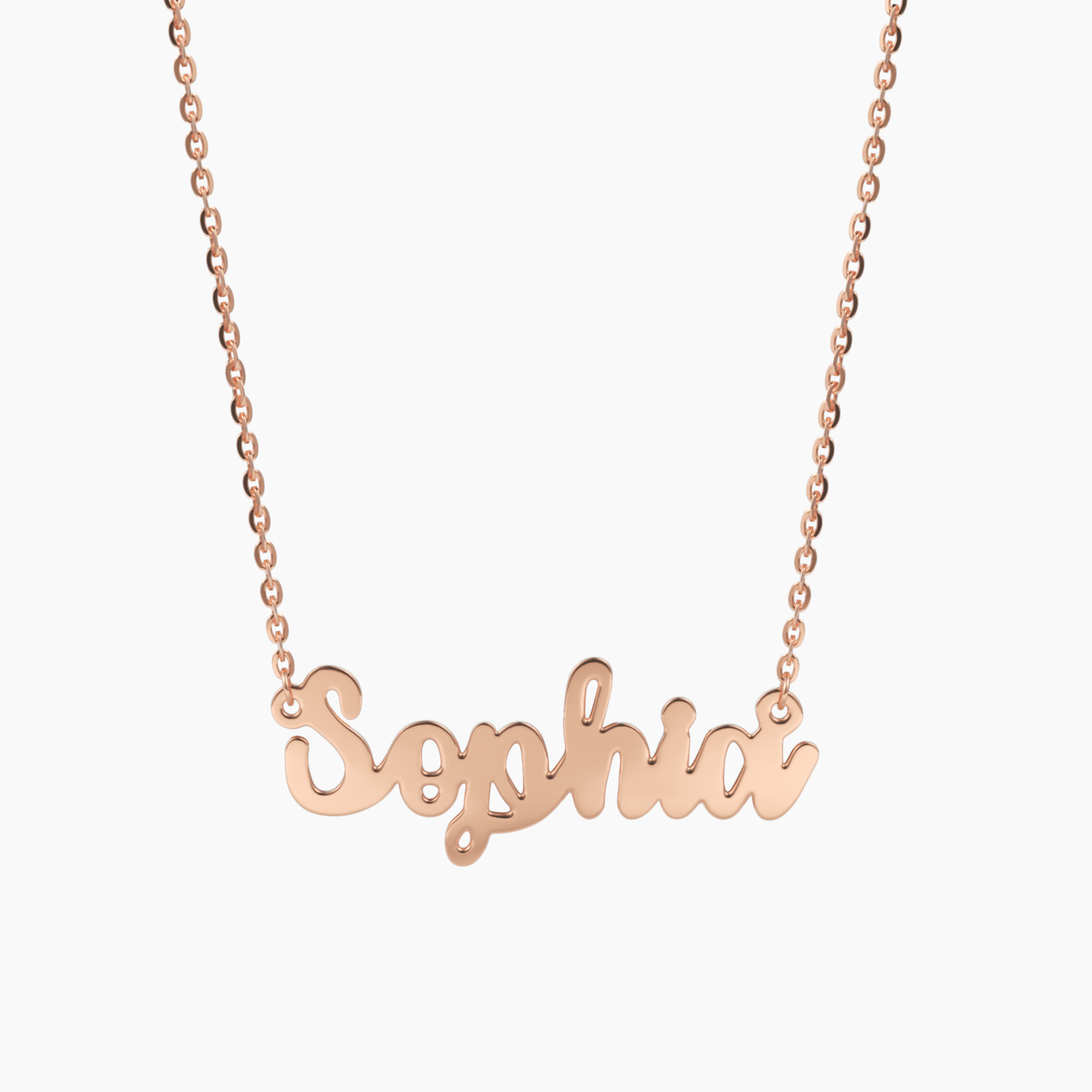 Personalized Script Name Necklace - Narcissus