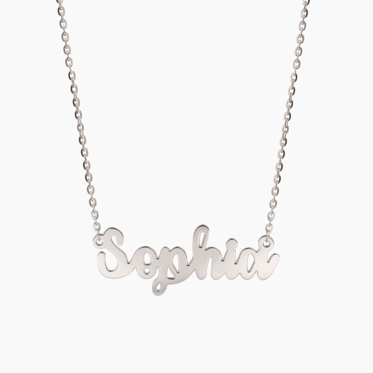 Personalized Script Name Necklace - Narcissus