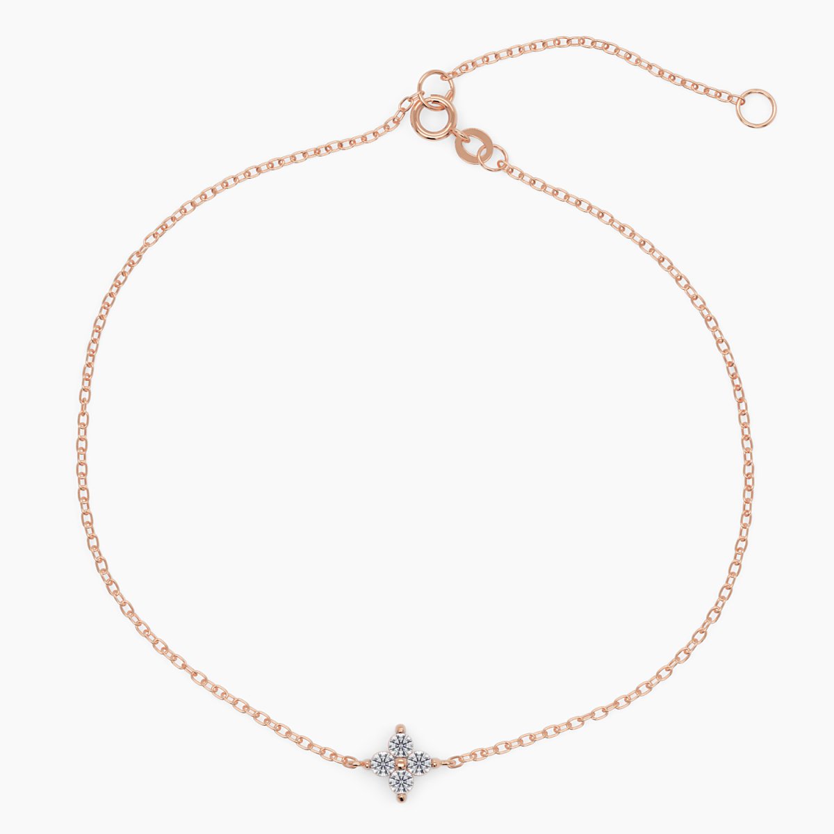 Diamond Flower Bracelet - Narcissus