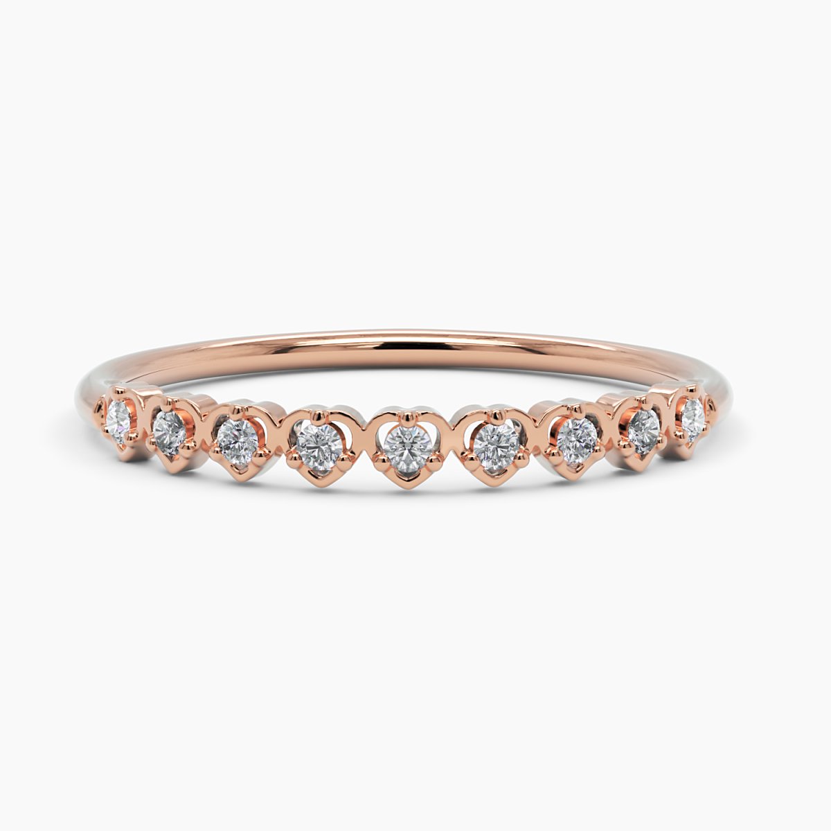 Diamond Heart Ring - Narcissus