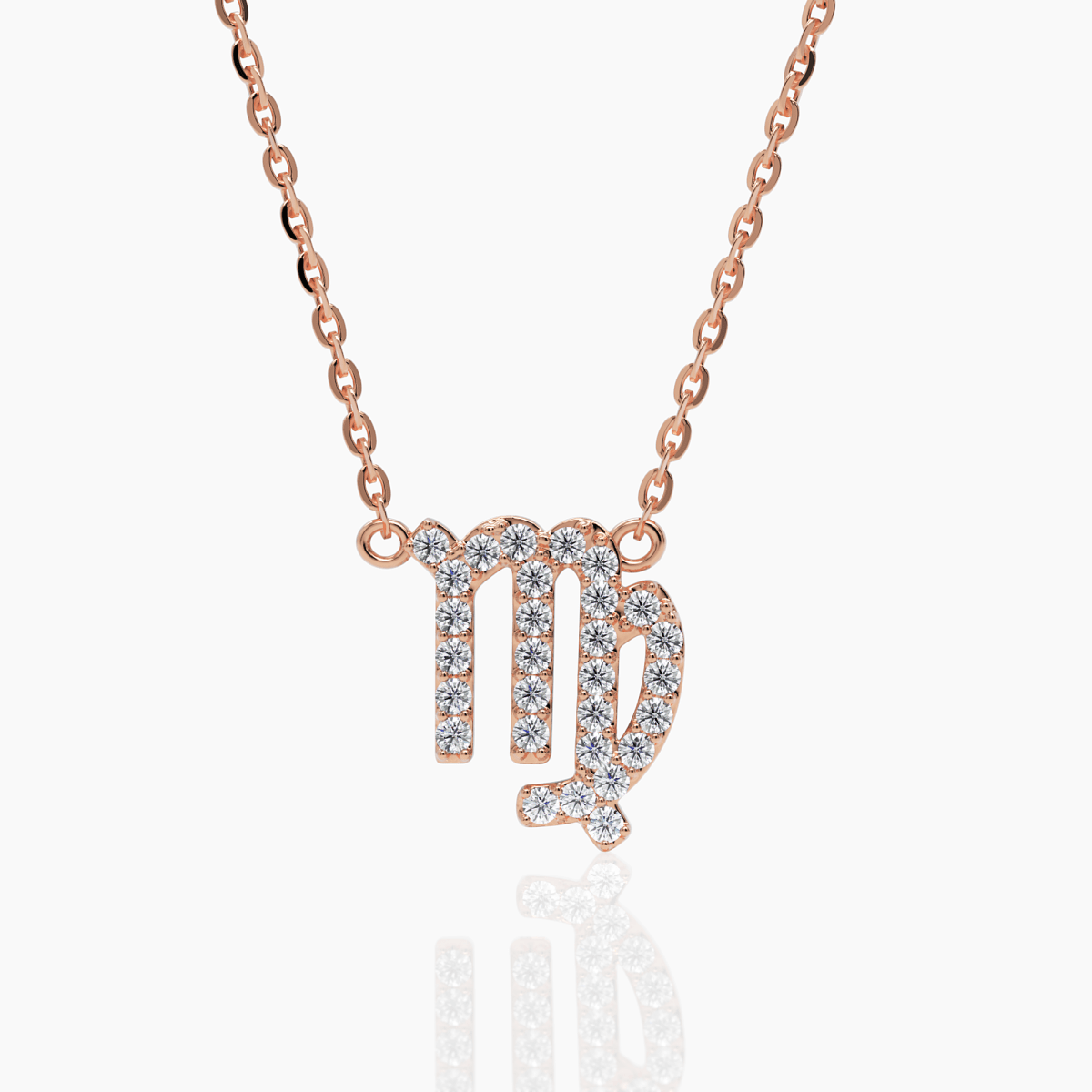 Diamond Zodiac Sign Necklace - Narcissus