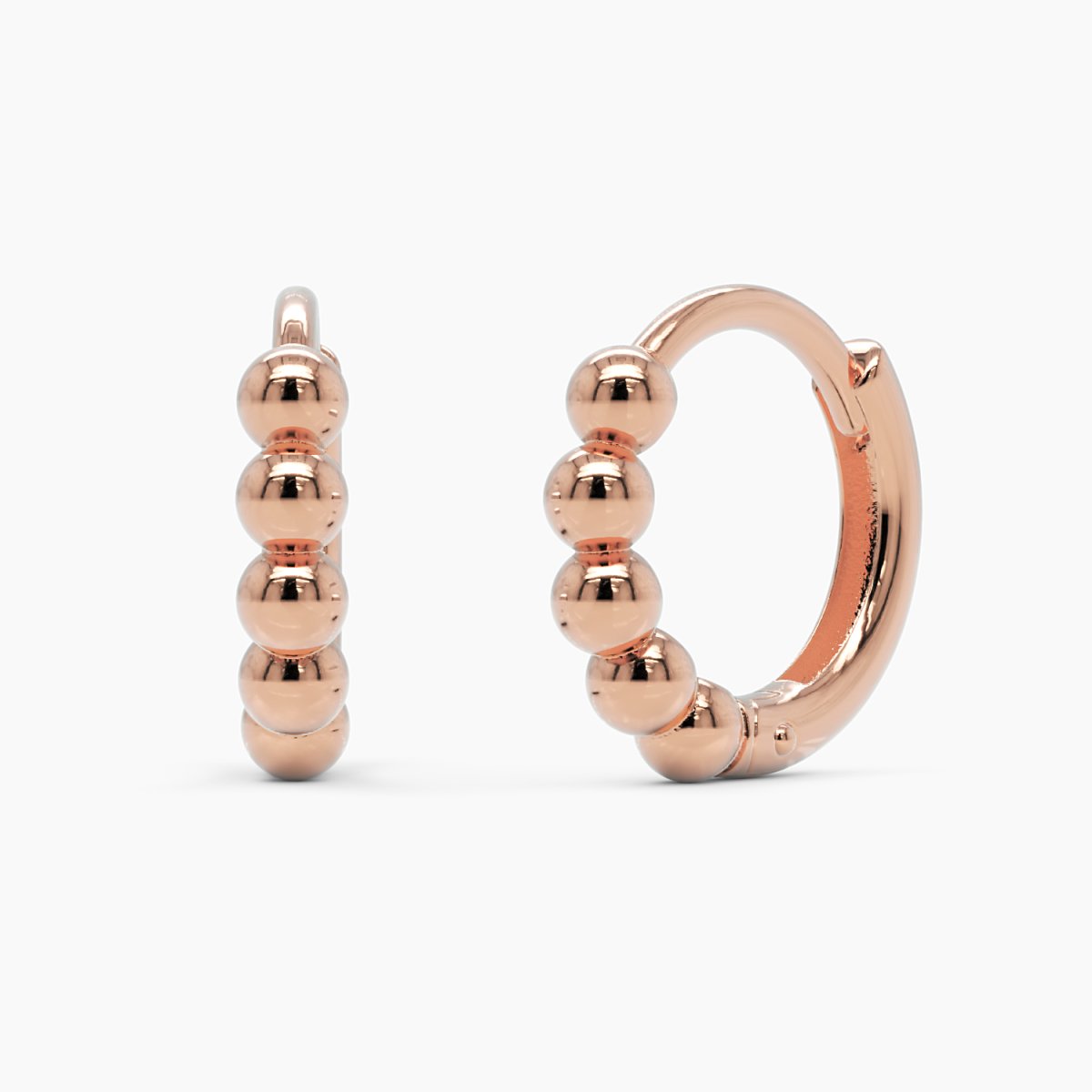 Outlet Rose Gold Small Huggie Hoop Earrings