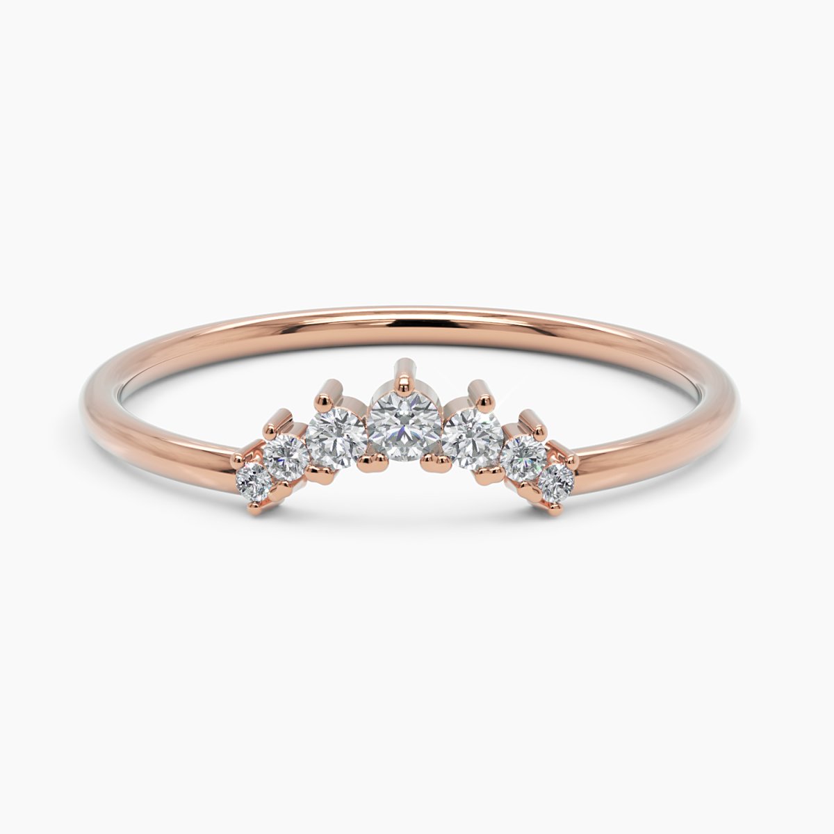 Seven Stone Diamond Ring - Narcissus