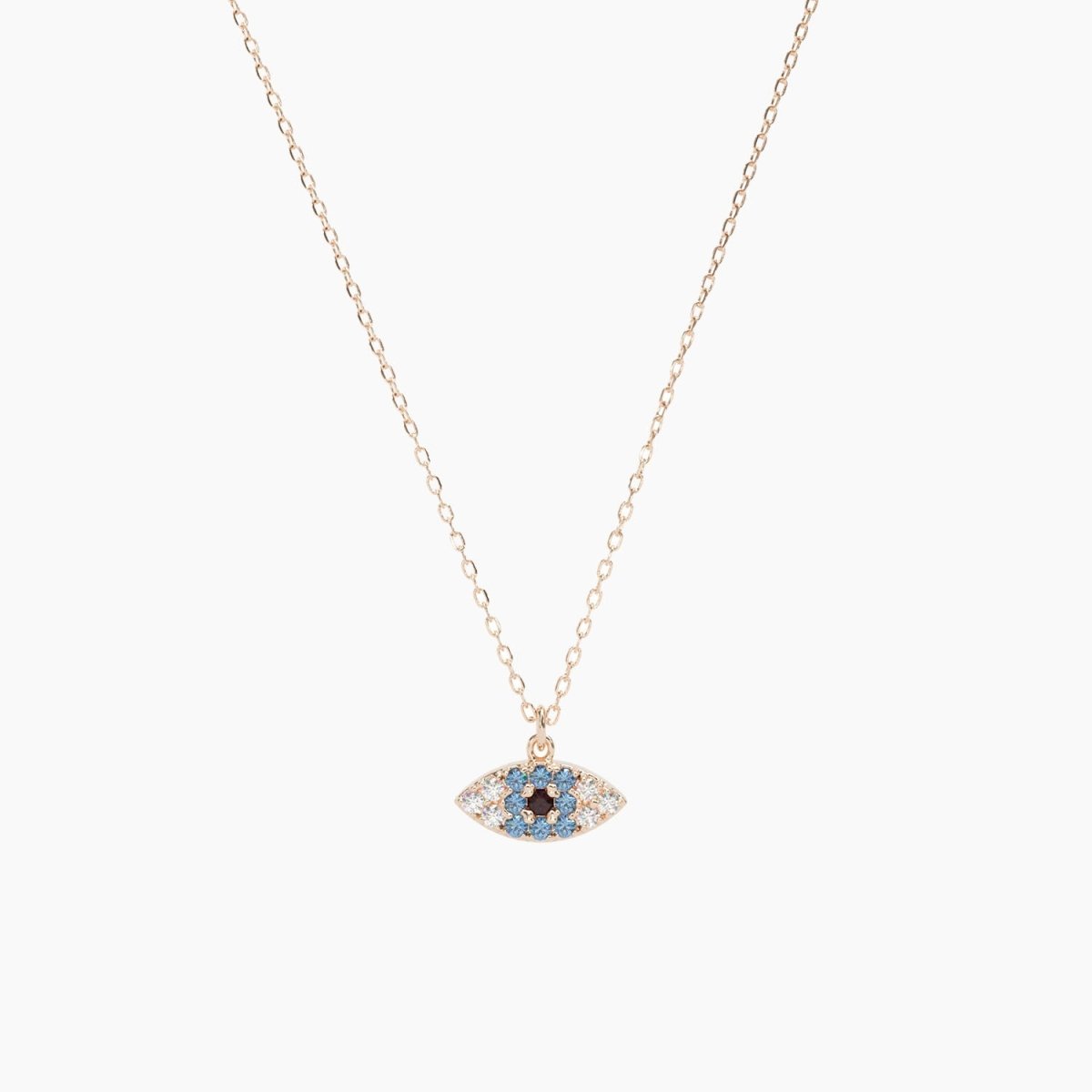 Two Sided Evil Eye Necklace - Narcissus