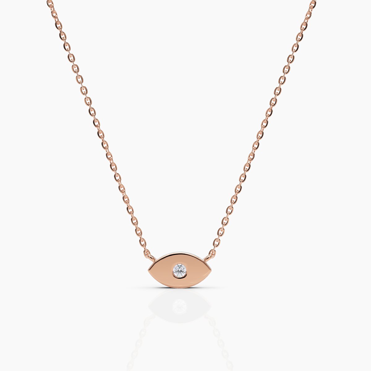 Evil Eye Diamond Necklace - Narcissus