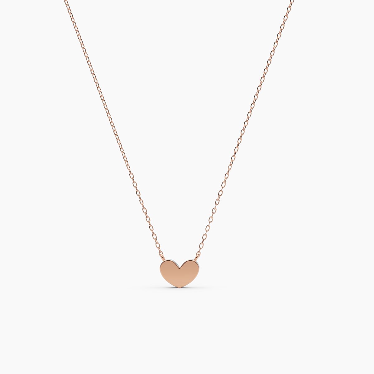 Dainty Heart Necklace - Narcissus