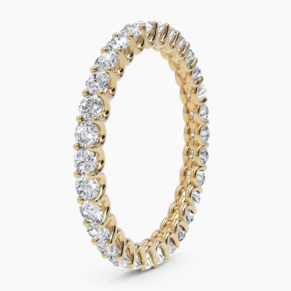 Round Diamond Eternity Ring 2.0mm - Narcissus