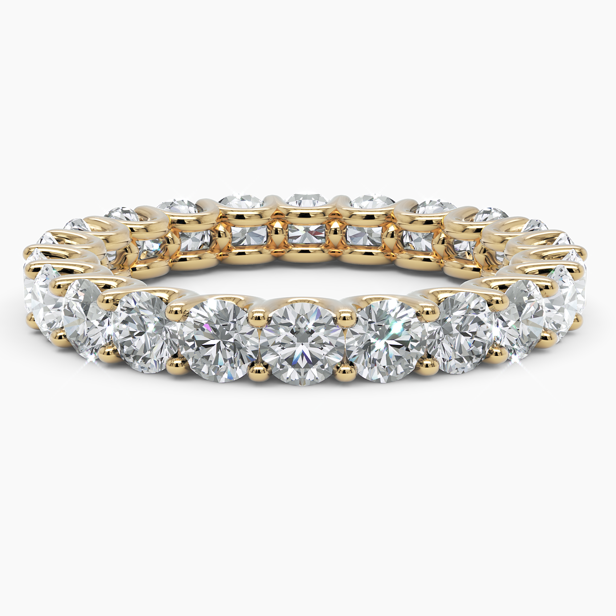 Round Diamond Eternity Ring 3.0mm - Narcissus