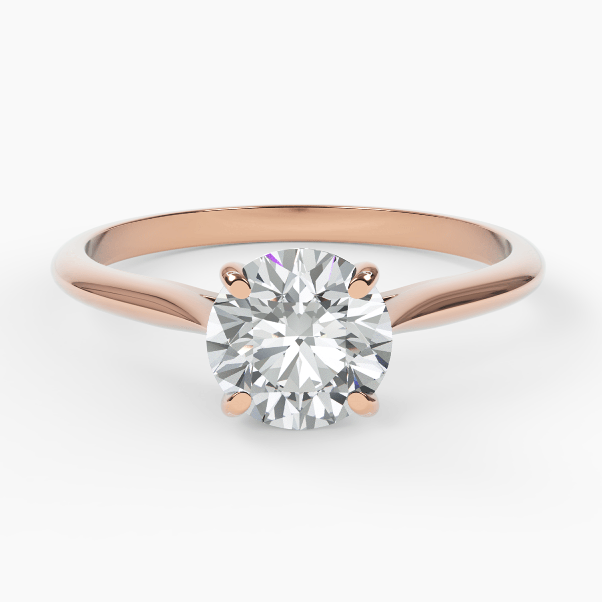 Split Shank Diamond Engagement Ring - Narcissus