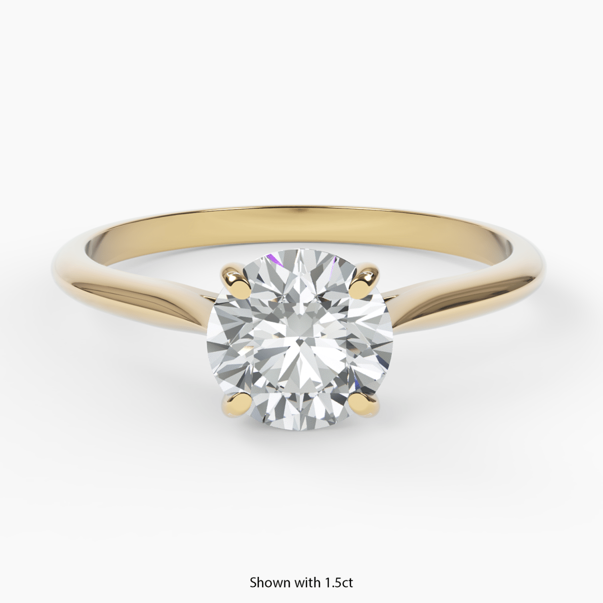 Split Shank Diamond Engagement Ring - Narcissus