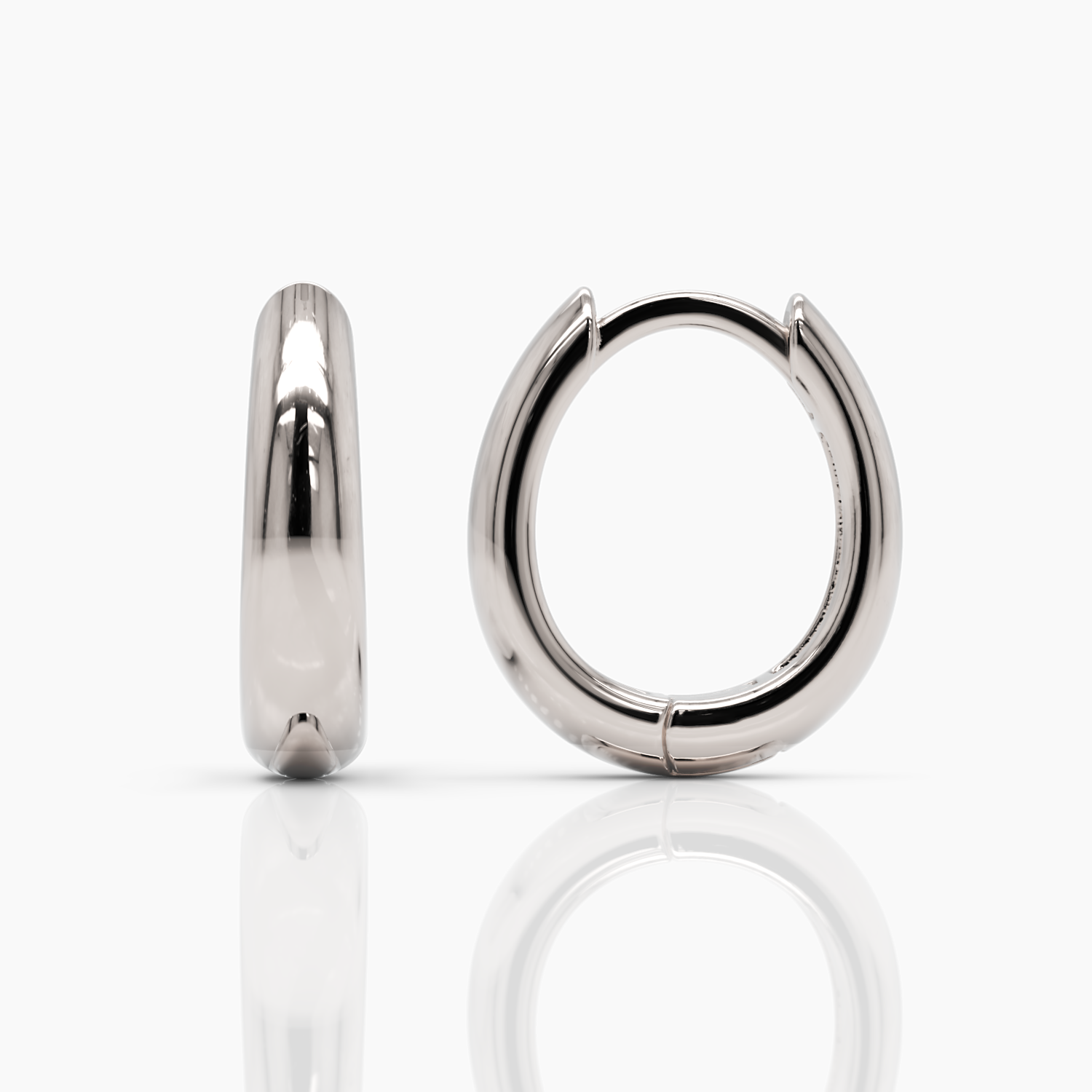 Teardrop Hoop Earrings  - Narcissus